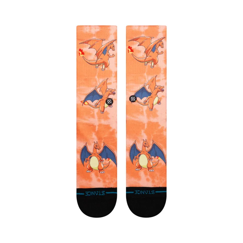 POKÉMON X STANCE CHARIZARD CREW SOCKS