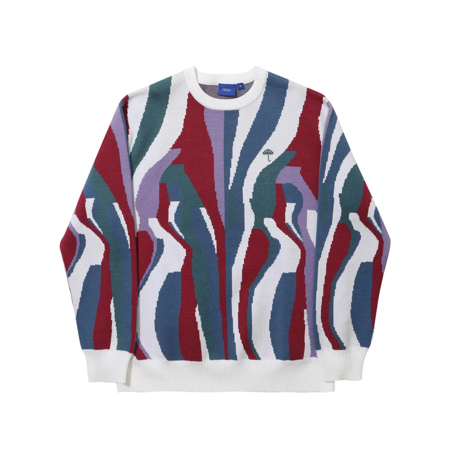 IRREEL CREWNECK KNIT PURPLE MULTICO