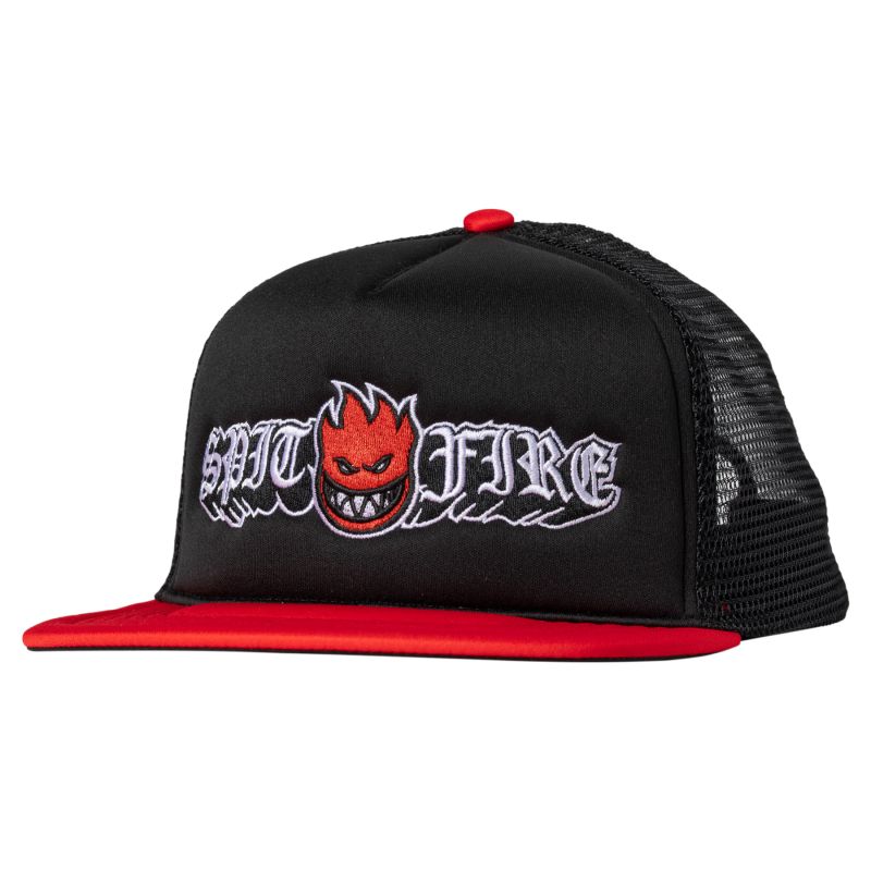 SPITFIRE CAP OLD E DROP BIGHEAD SNAPBACK BLACK RED