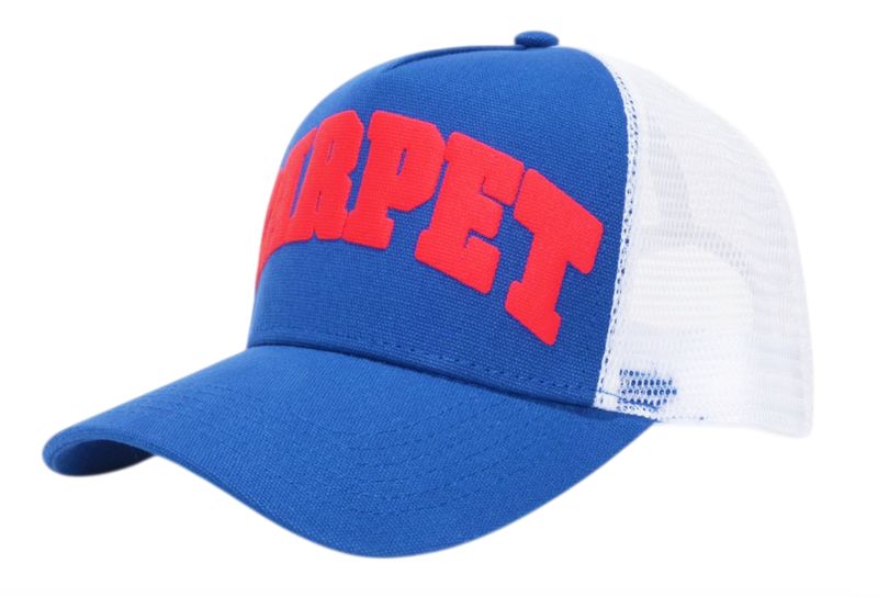 Carpet Company Varsity Trucker Cap Blue