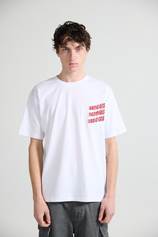 BISOUS t-shirt Sonics Application White