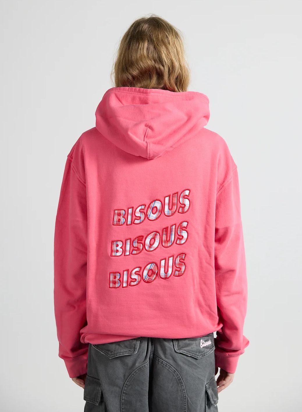 BISOUS HOODIE SONICS APPLICATION PINK