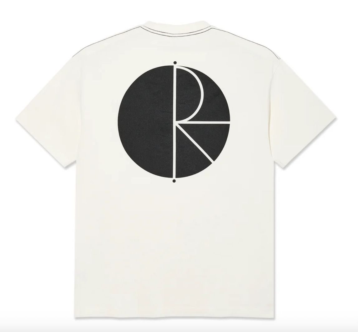 POLAR CONTRAST TEE | FILL LOGO - IVORY/BLACK