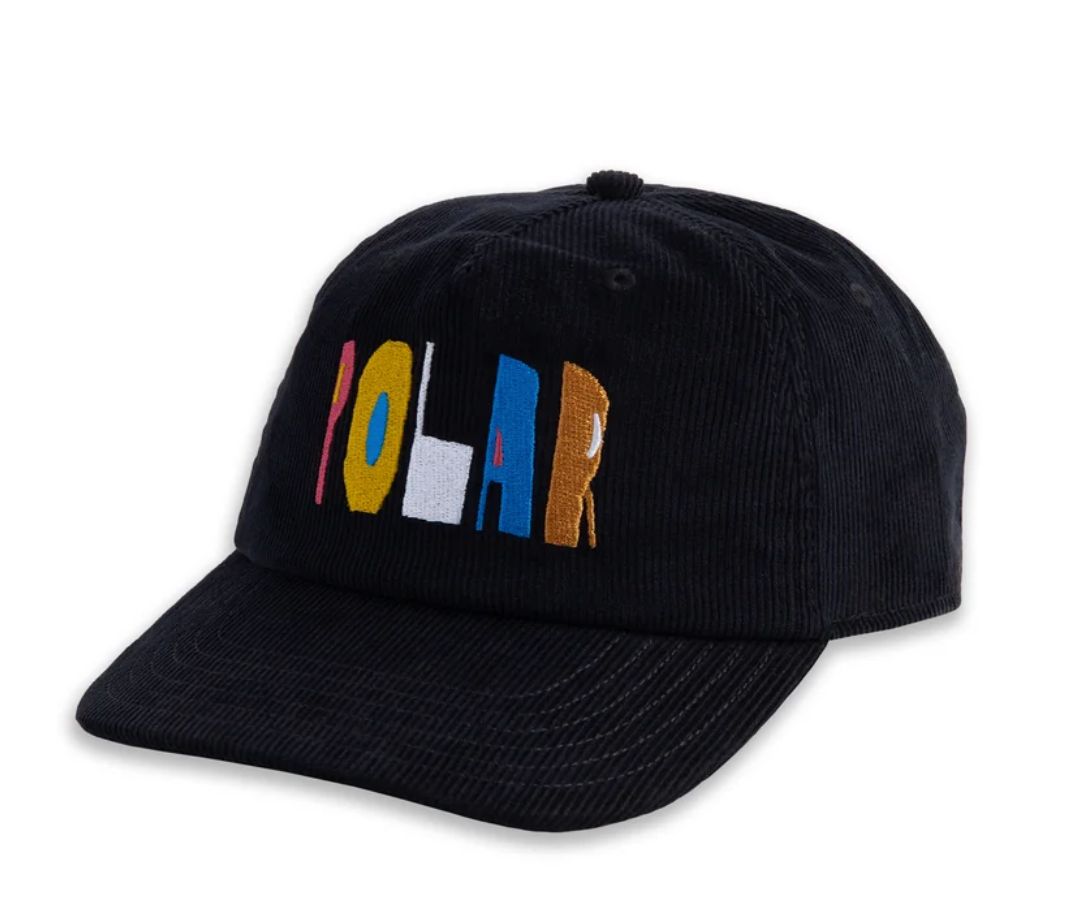 POLAR JAMES CAP | CUT LOGO - BLACK