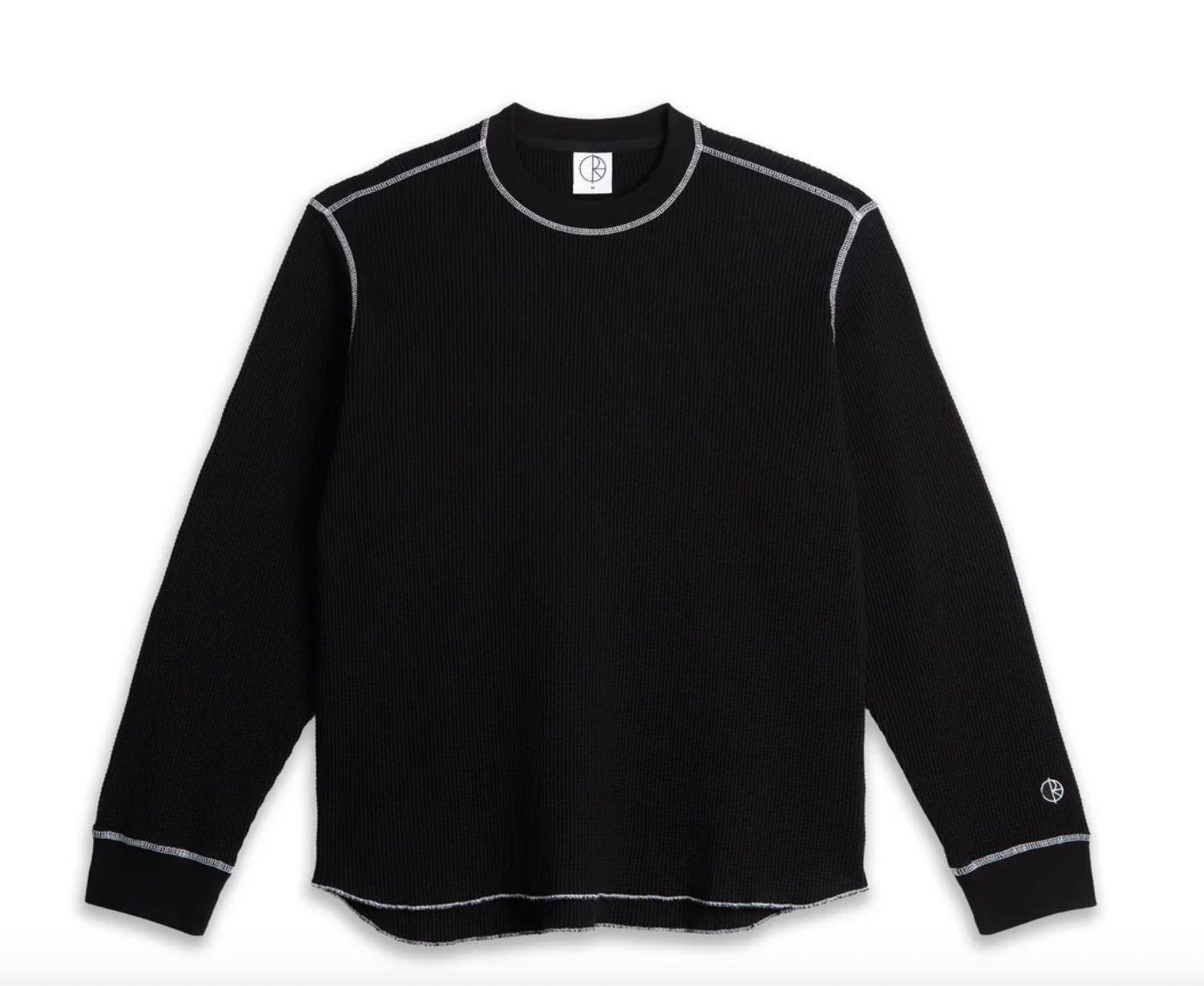 POLAR DYLAN LS TEE - BLACK/WHITE