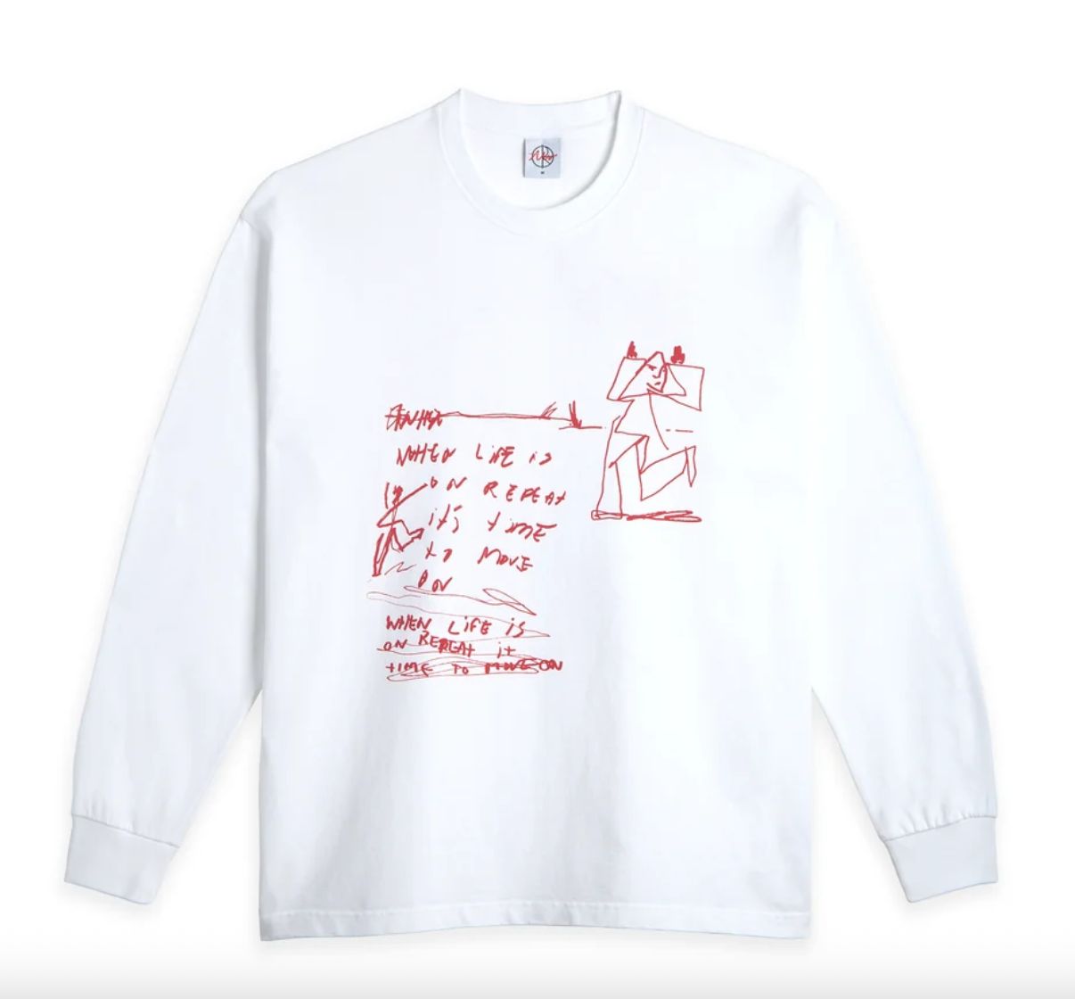 POLAR LS TEE | ON REPEAT - WHITE