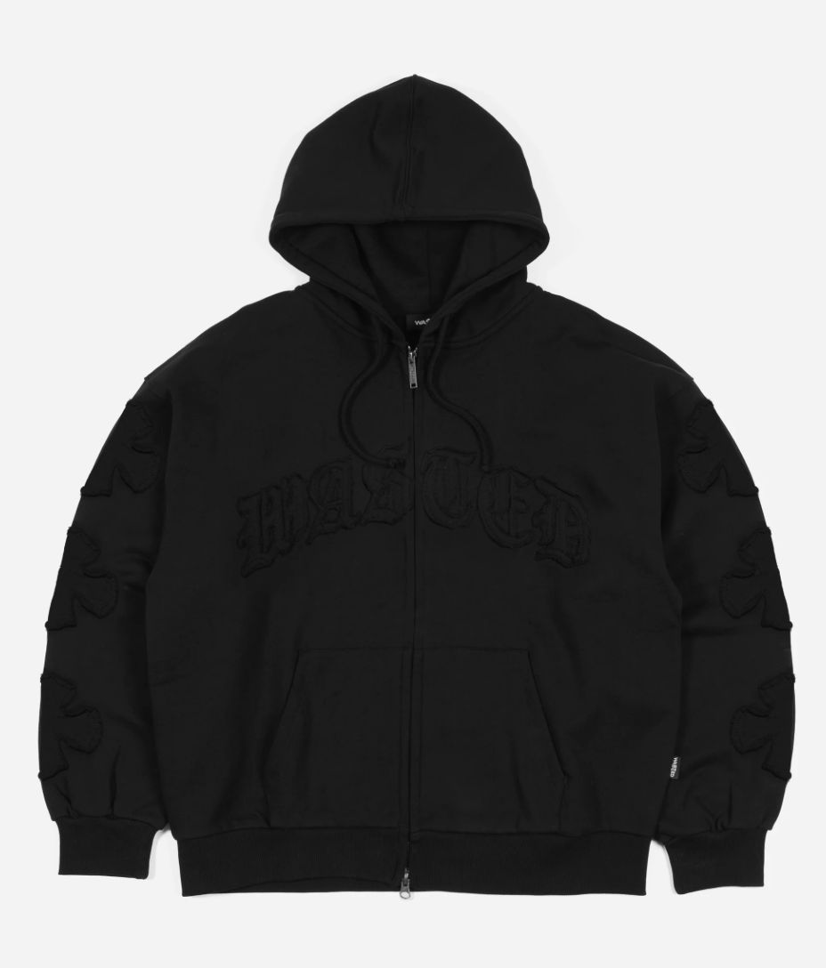 WASTED HOODIE ZIP BOXY ORDO