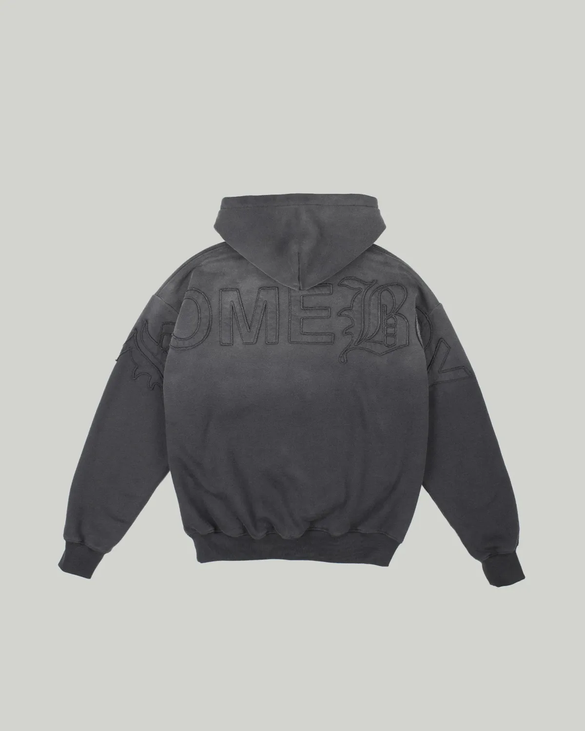 HOME BOY GOTHIC HOOD GREY WASHED