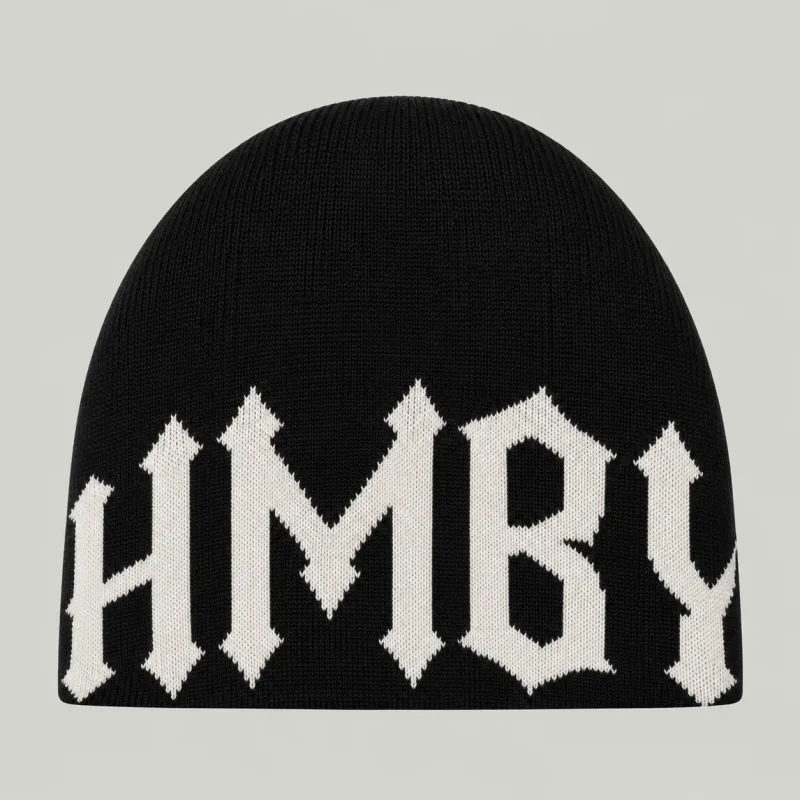 HOME BOY SKULL BEANIE BLACK