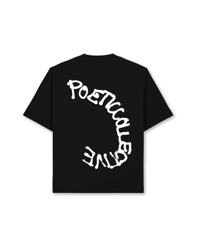 POETIC COLLECTIVESPRAY T-SHIRT - BLACK