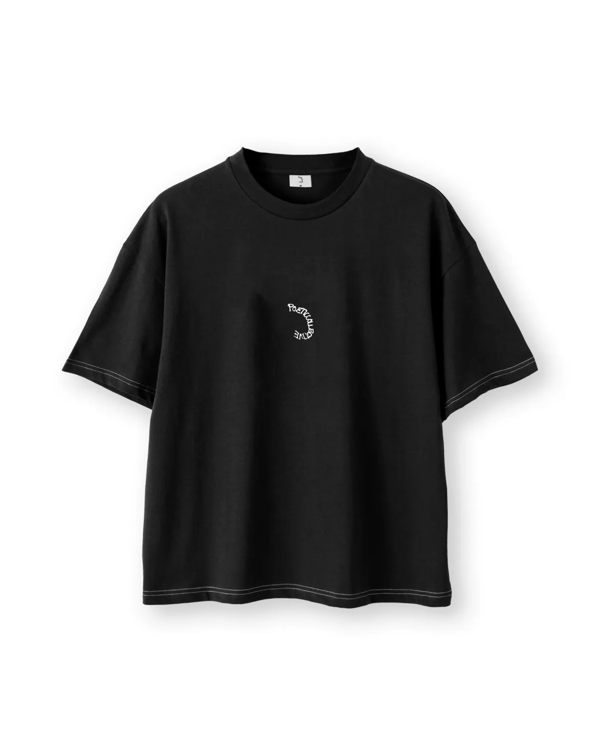 POETIC PREMIUM SPRAY T-SHIRT – BLACK / WHITE