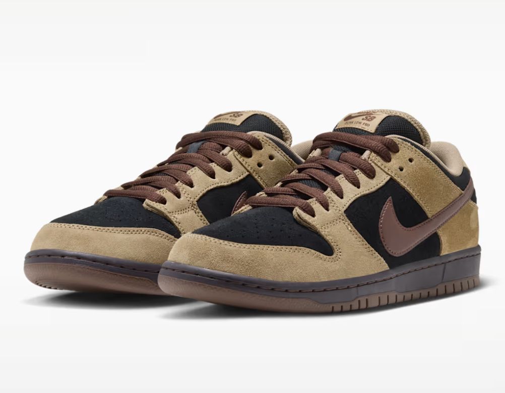 Nike SB Dunk Low Pro  Filbert/Noir/Burgundy Ash/Light ChocolateHQ1625-201