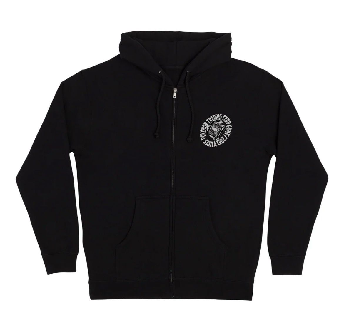 POKÉMON &amp; SANTA CRUZ TCG HAND MENS ZIP HOODIE