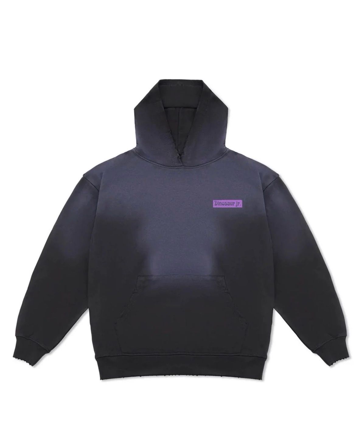 COLORS BARS WEIRDNESS DINOSAUR JR. HOODIE POTASSIUM BLACK
