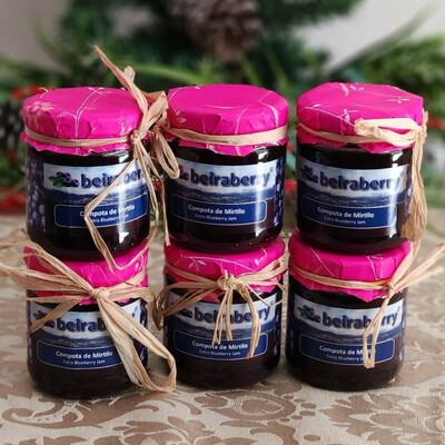 Pack Compota de Mirtilo Beiraberry (6 unidades - 250g) Pack Compota de Mirtilo Beiraberry (6 unidades - 250g)
