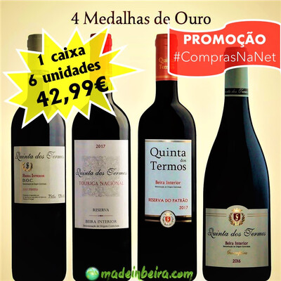 Quinta dos Termos - Vinhos Premiados 2020 (6 un.) Quinta dos Termos - Vinhos Premiados 2020 (6 un.)