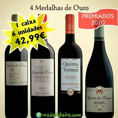 Quinta dos Termos - Vinhos Premiados 2020 (6 un.) Quinta dos Termos - Vinhos Premiados 2020 (6 un.)