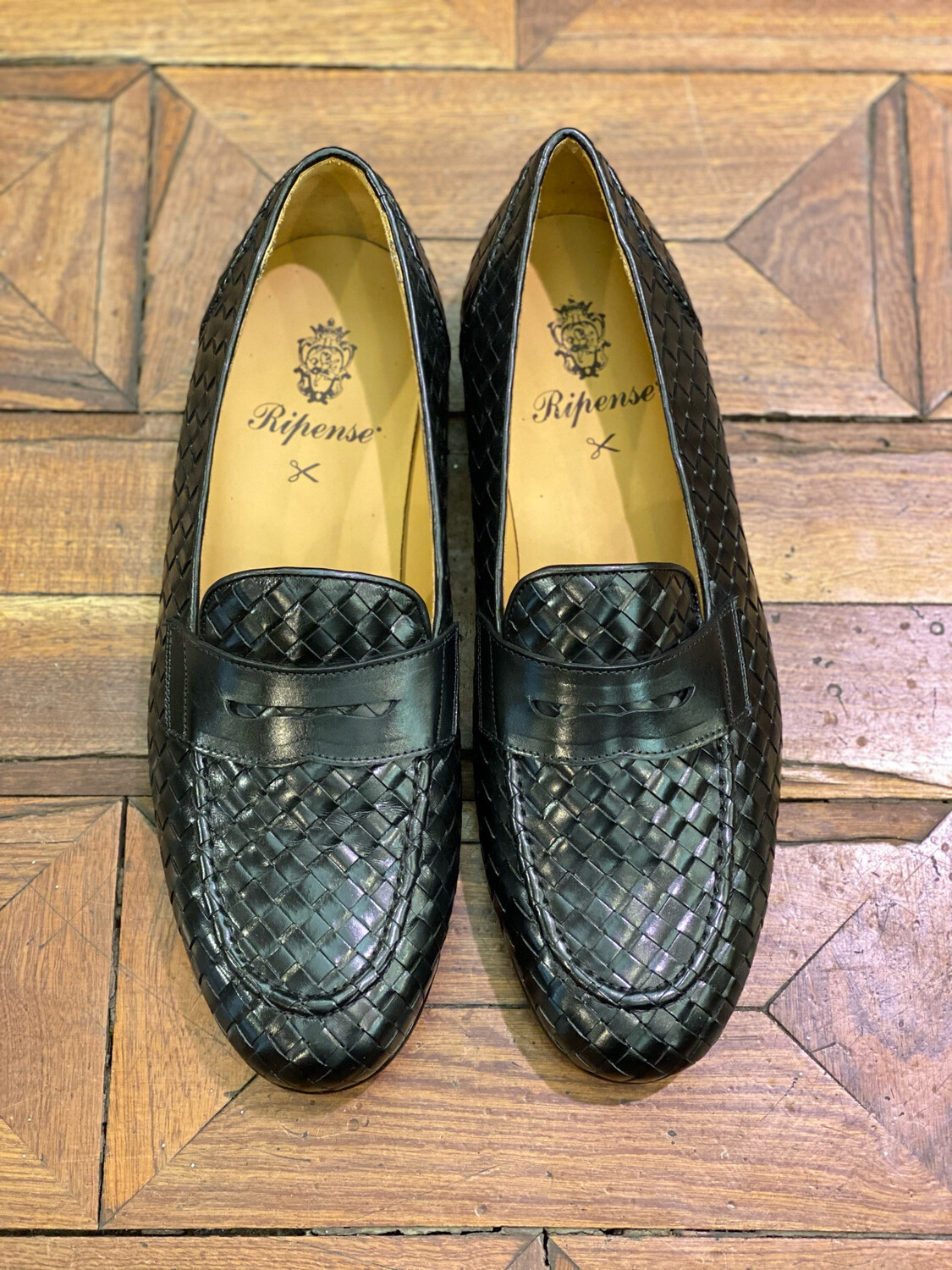 Classichina mocassino intrecciato