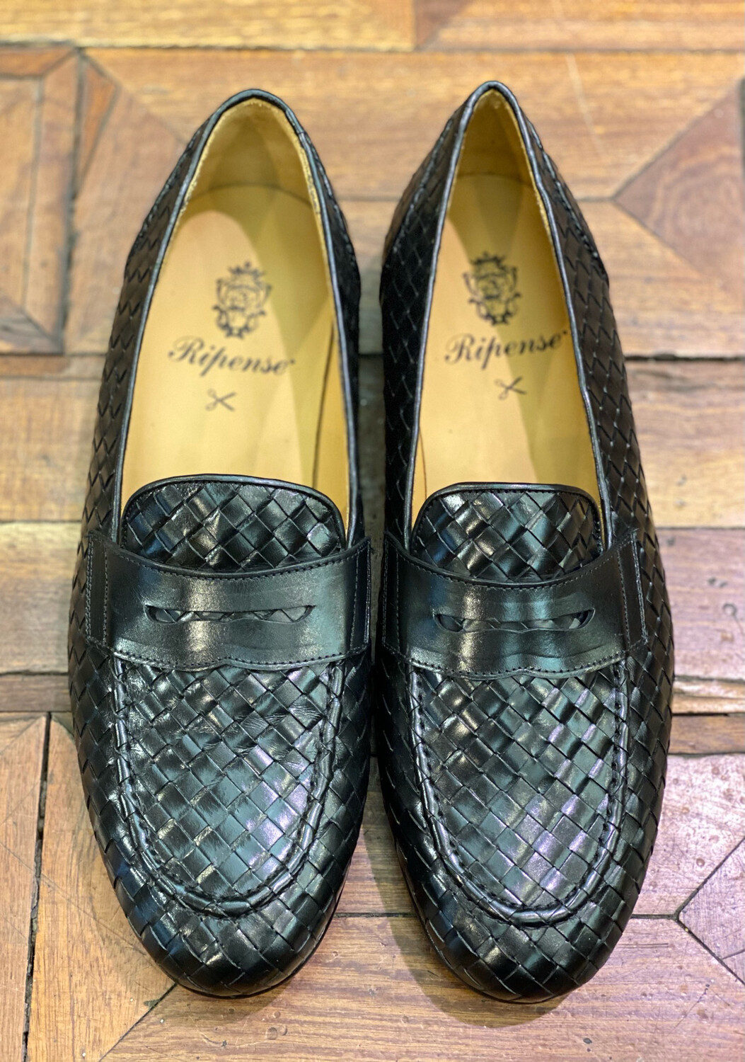 Classichina mocassino intrecciato