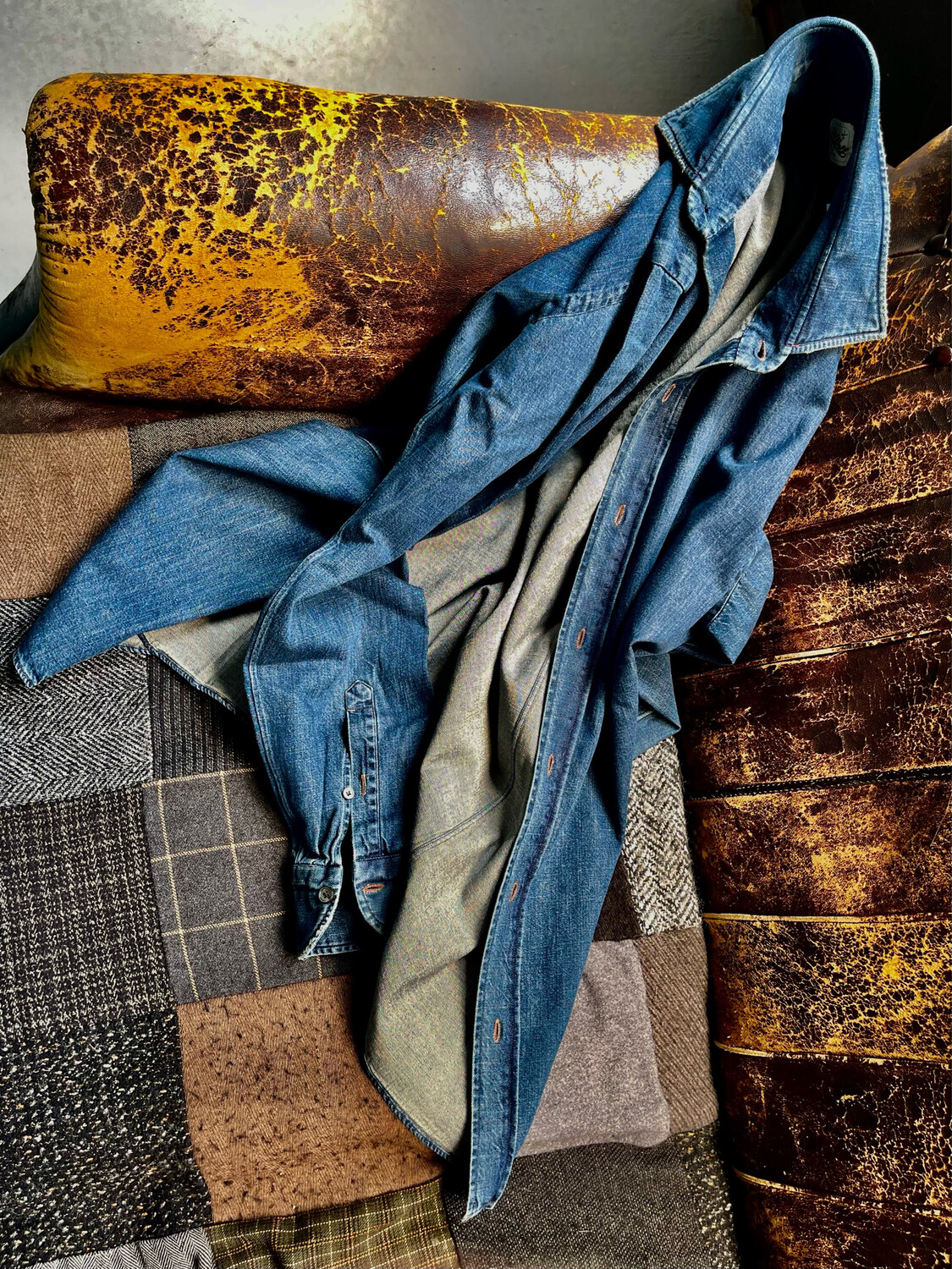 Dark Denim Shirt &quot;The Wolf&quot;