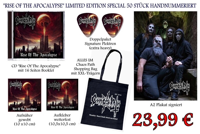 Limited Edition Package / Jewelcase CD "Rise Of The Apocalypse"