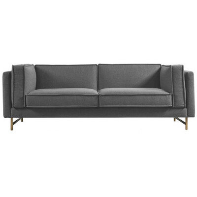 FURNITURE - SOFA JALPA 3 SEATER / GREY FURNITURE - SOFA JALPA 3 SEATER / GREY