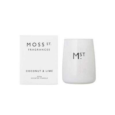 MOSS ST. FRAGRANCES COCONUT & LIME CANDLE