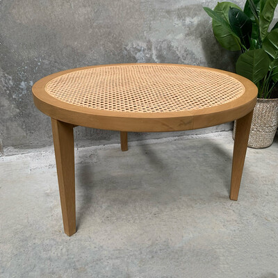 RATTAN NATURAL COFFEE TABLE
