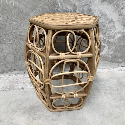 BAMBOO NATURAL SIDE TABLE