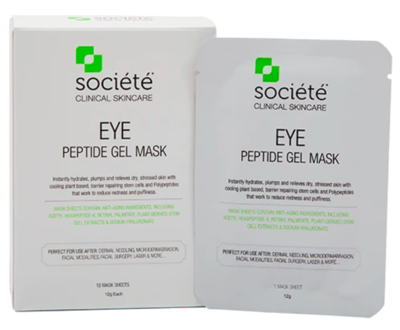SOCIETE Rejuvenating Peptide Eye Mask 5 pack - 10 pairs per box