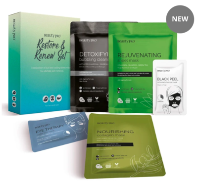 BeautyPro Restore & Renew 5 Mask Set BeautyPro Restore & Renew 5 Mask Set