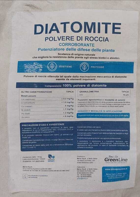 DIATOMITE MICRONIZZATA - conf. kg.15