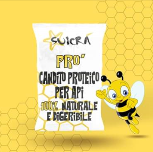 CANDITO PROTEICO PER API SUICRA' scatola di 8 conf. da kg. 2,5