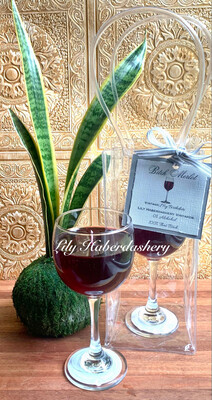 B Merlot Wine Candle Faux Cocktail Prop Gift|Hostess Gift|Bridesmaid Proposal|Best Wine Tasting Event Wine Lover Gift Foodie Gift No Wick Option Table Place Setting Wedding