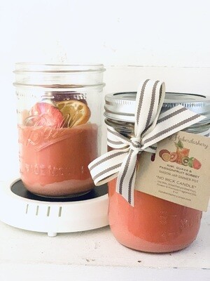 MASON JAR Rustic Farmhouse MIXOLOGY INFUSION Inspired Potpourri Simmer Pot|Soy Wax Luxury HOME FRAGRANCE |No Fade|No Mold|No Wick = No Flame|Highly Scented GIFT IDEA