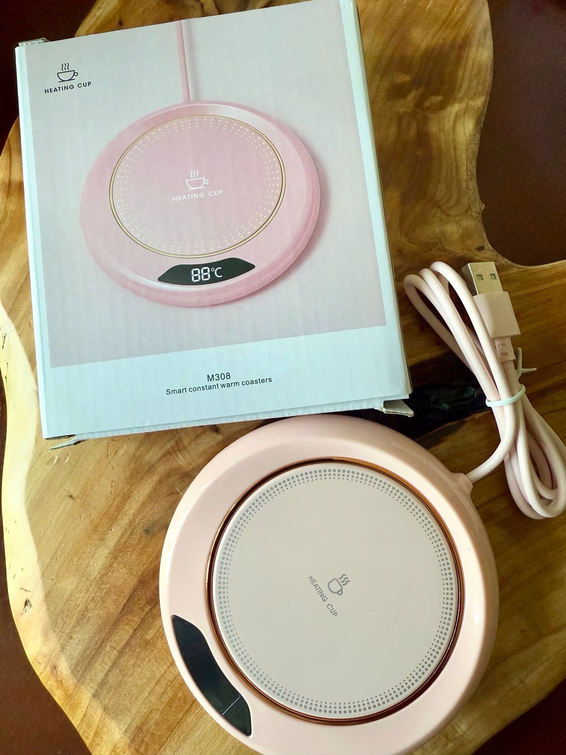 Candle Warmer USB Blush Pink (Candle Fragrance Diffuser)