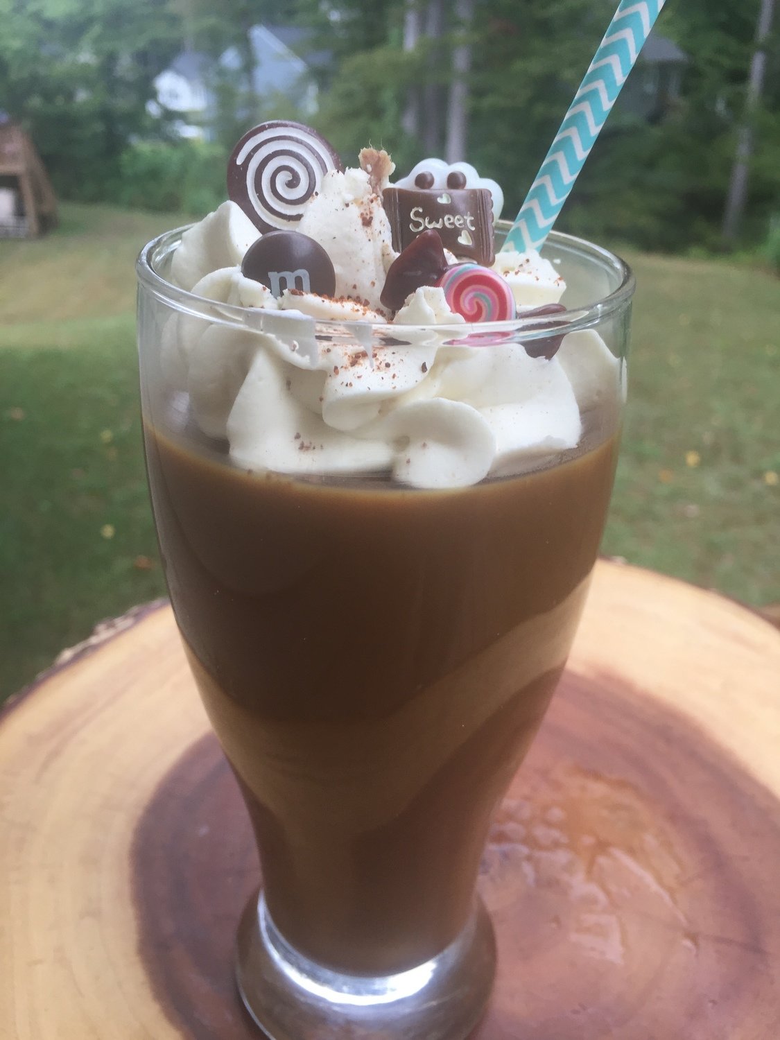 Chocolate Crazy Shake Candle Fake Shake Sweet Best Gift Fake Food Collection Novelty Gift Milkshake Ice Cream Parlor Tablescape Themed Party