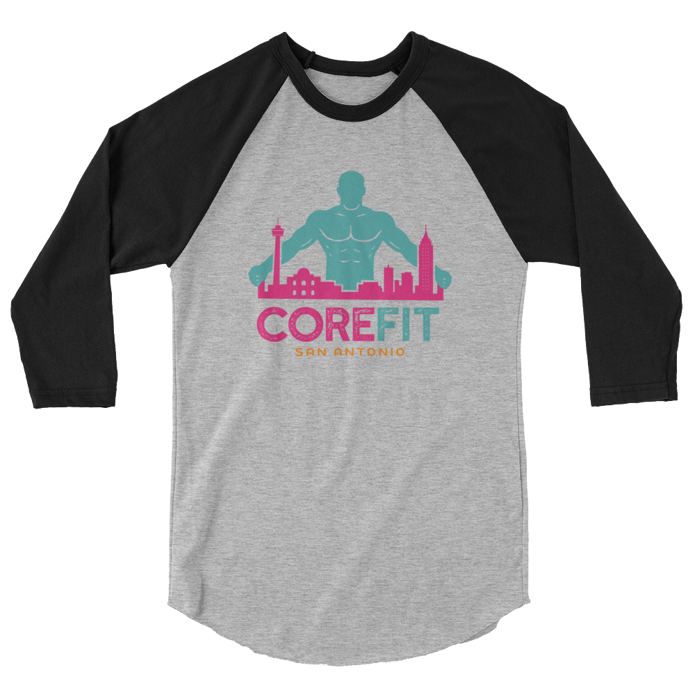 Unisex 3/4 Length Baseball Tee