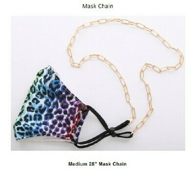 Merx Mask Chain Medium Silver