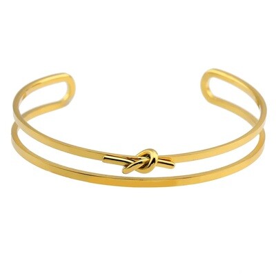 Hackney Nine-Bracelet Tied Gold