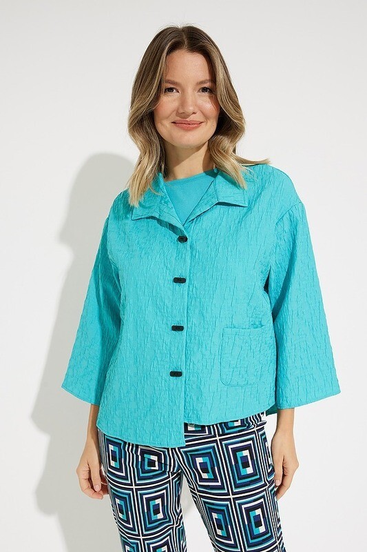 Joseph Ribkoff-Jacket Textured Fabric