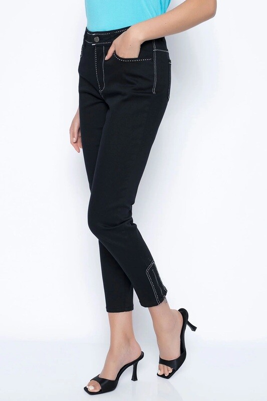 Picadilly- Jean Contrast Stitching