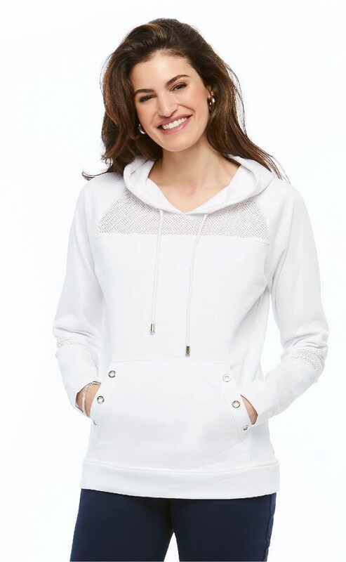 Orly-Top Long Slv with Hood