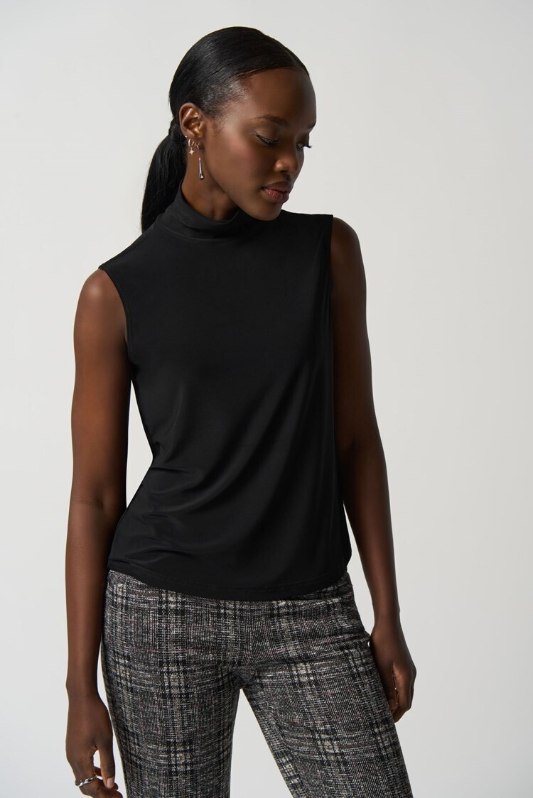 Joseph Ribkoff-Top Slvls Mock Neck