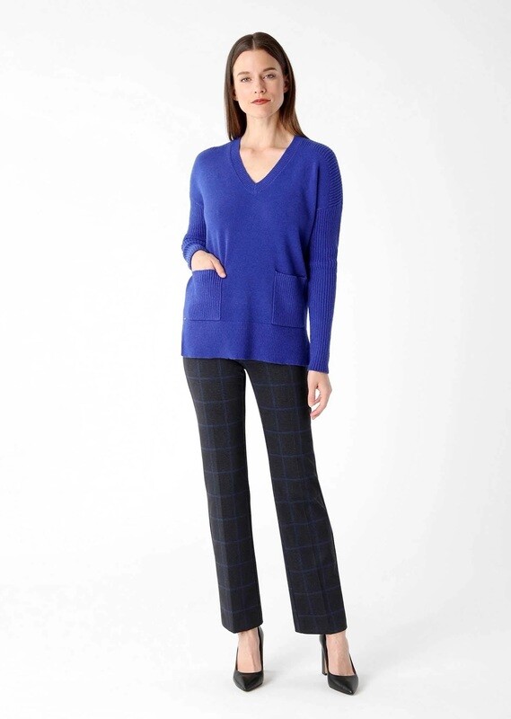 Lisette-Pant Straight Leg Check