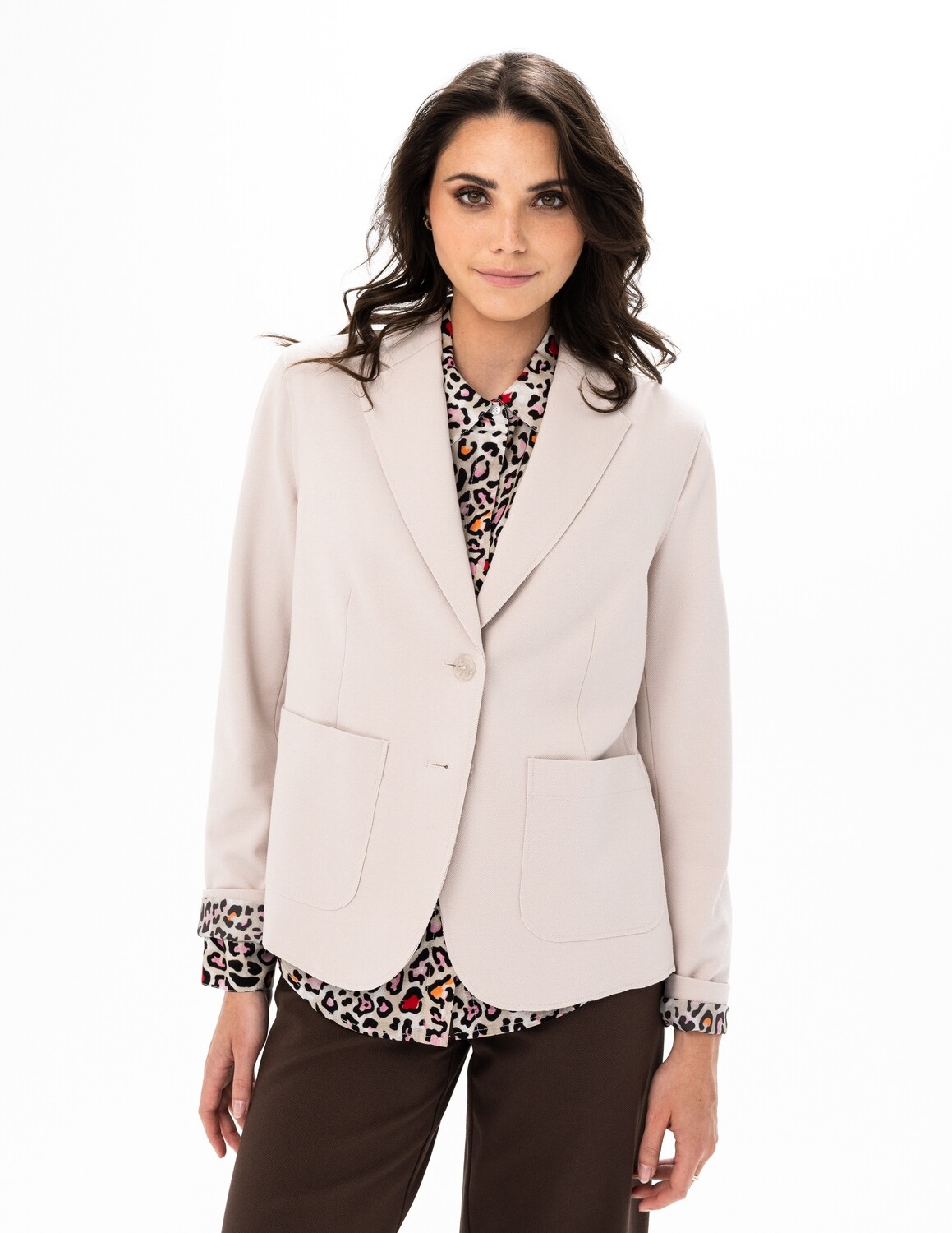 Renuar-Blazer in Bone