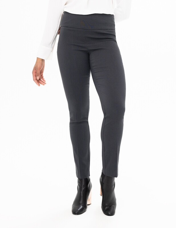 Renuar-Pants Pull On Small Dots