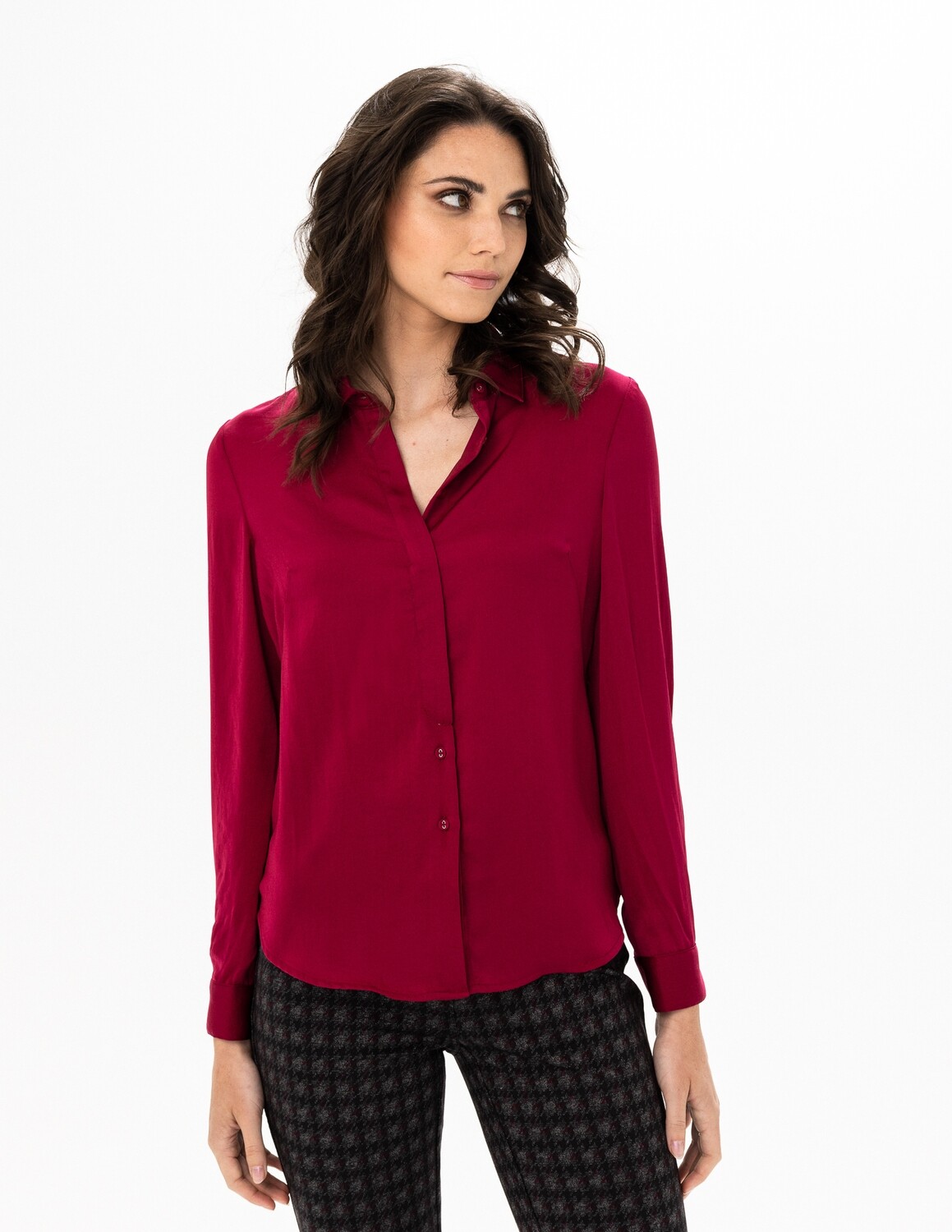 Renuar-Blouse in Beet