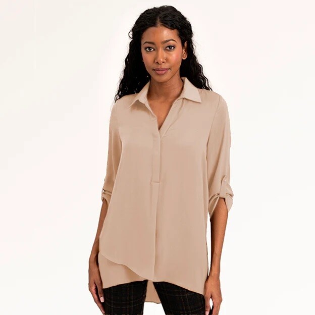 Renuar-Blouse Cashew