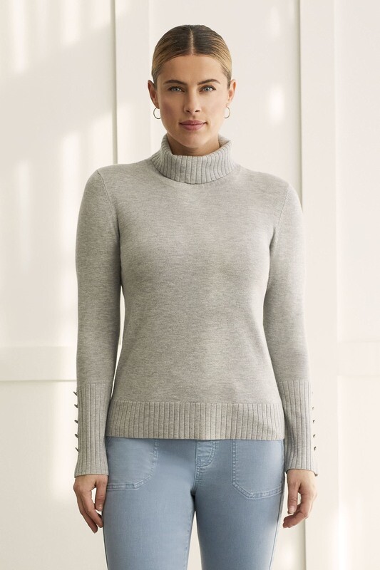 Tribal-Sweater Turtle Neck